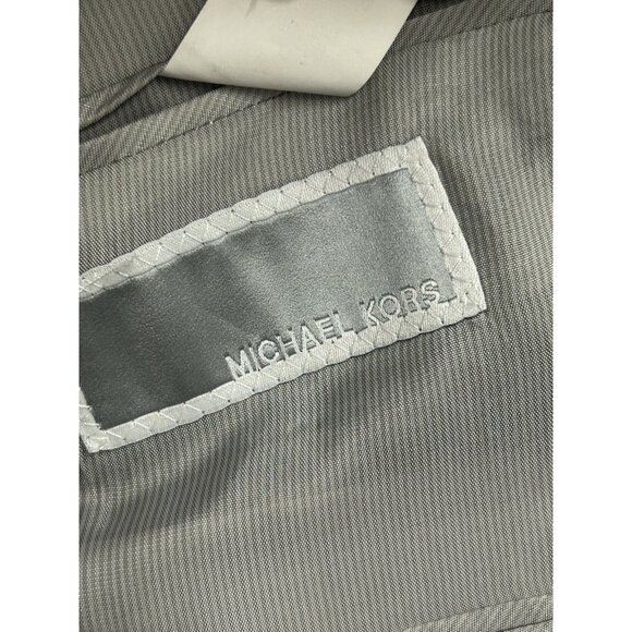Michael Kors Men’s 2-Piece Wool Suit 44R Blazer Jacket Pants 37x30 Gray Formal - Picture 11 of 16